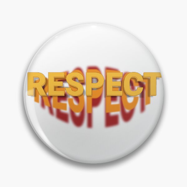 Item preview, RESPECT – bold typography with depth and signal effect designed and sold by Sim-PX.