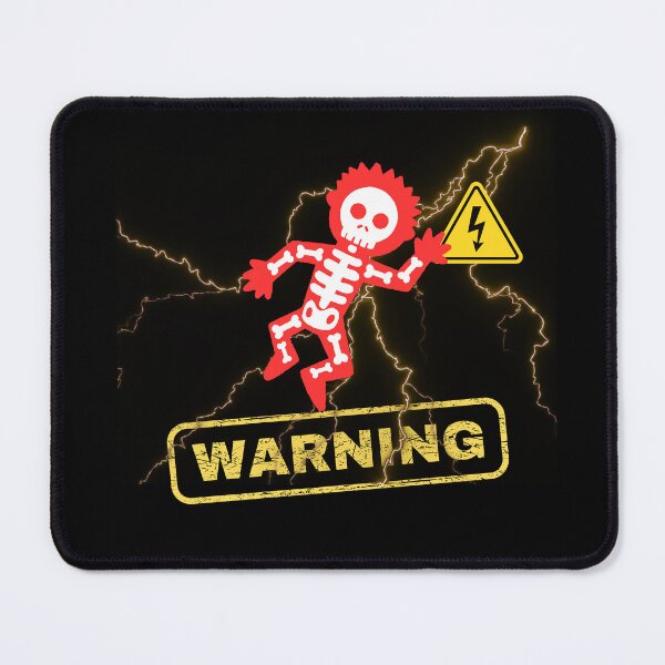 Item preview, electric shock skeleton designed and sold by PeteLawliiet.