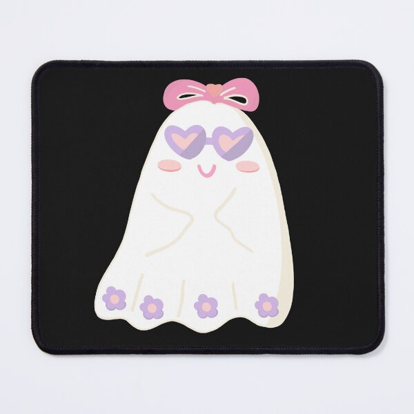 Item preview, Halloween Ghost kawaii with heart shaped glasses Doodle hand drawn  designed and sold by DesignByAo.