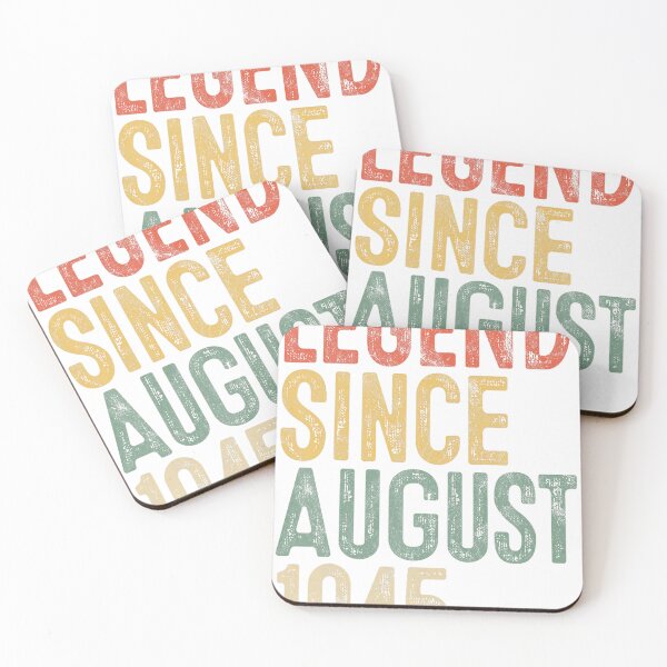 Item preview, Legend Since August 1945 Vintage Birthday Gift designed and sold by KlaudiaHertzog.