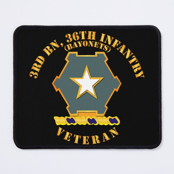 Item preview, Army - 3rd Bn 36th Infantry DUI - Bayonets - Veteran designed and sold by Military Insignia Products.