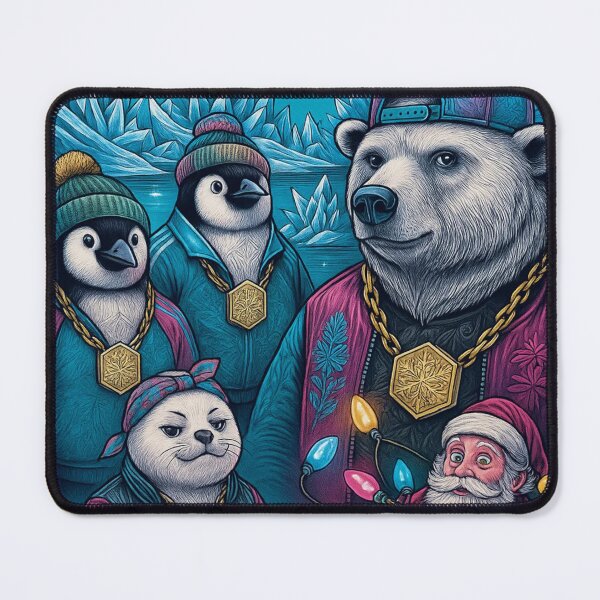 Item preview, CHRISTMAS HOLIDAY SPOOF - Christmas in Antartica  designed and sold by CleverCulture.