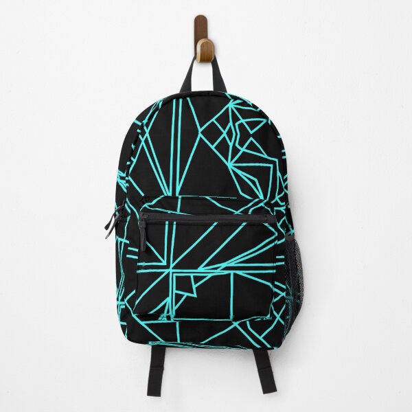 Item preview, Cyan Symmetry: Abstract Geometric Line Art designed and sold by Vrixat.