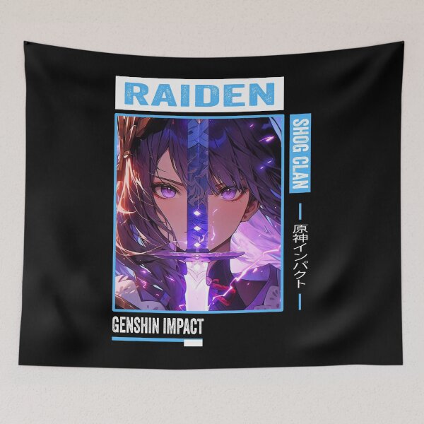 Item preview, Raiden - Genshin Impact  designed and sold by Anni-tett.