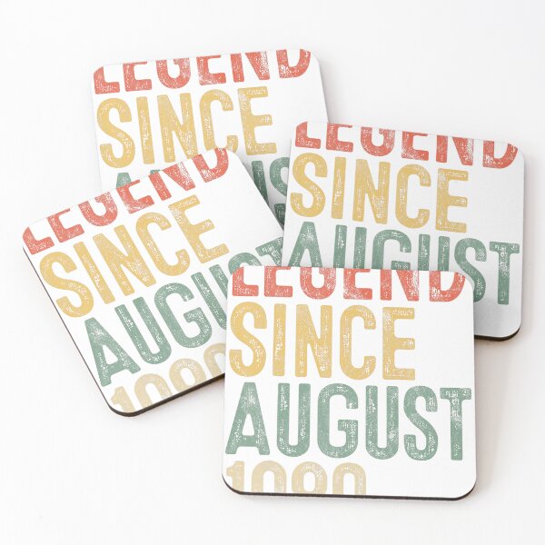 Item preview, Legend Since August 1980 Retro Birthday Gift designed and sold by KlaudiaHertzog.
