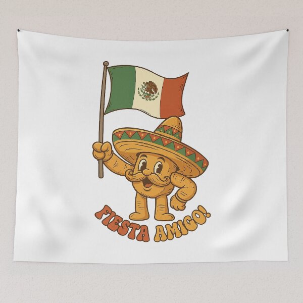 Item preview, mexican flag sombrero designed and sold by Uglyandcute.