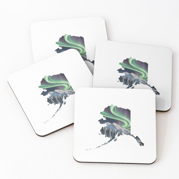 Item preview, Alaska Northern Lights Sticker | Aurora Borealis & Arctic Wilderness Adventure designed and sold by ATB Designs .