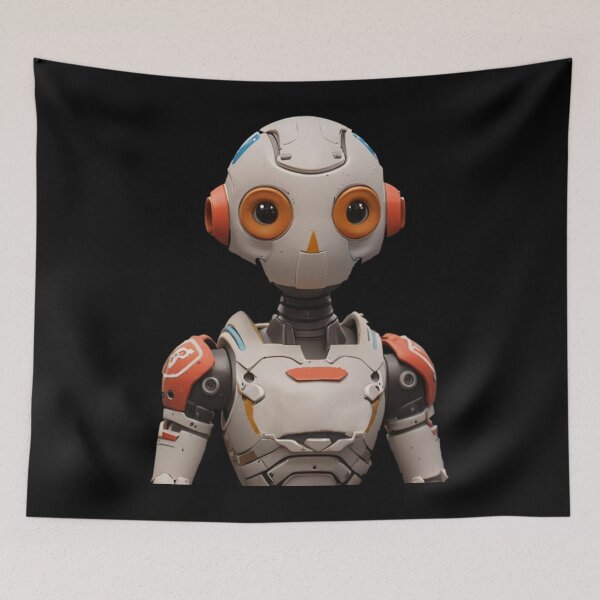 Item preview, Funny Robot Plastic Grey Sci-Fi  designed and sold by Static-Fractal.