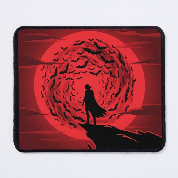Item preview, Vampire Silhouette with Blood Moon Bats designed and sold by PrintBreeze.