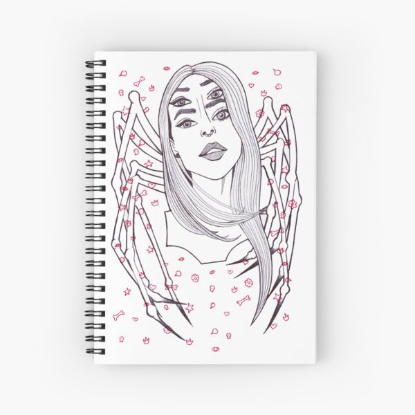 Spider Girl Spiral Notebook