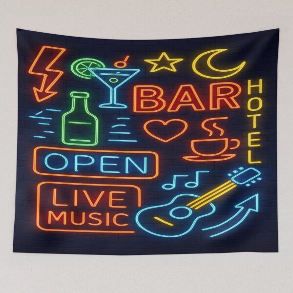 Item preview, Neon Nights: Urban Glow Collage designed and sold by nigejohn.