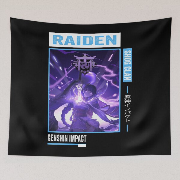 Item preview, Raiden - Genshin Impact  designed and sold by Anni-tett.