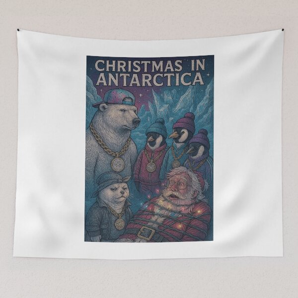 Item preview, CHRISTMAS HOLIDAY - SPOOF - Christmas in Antartica  designed and sold by CleverCulture.