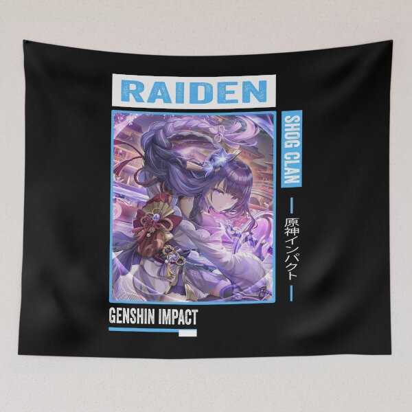 Item preview, Raiden - Genshin Impact  designed and sold by Anni-tett.