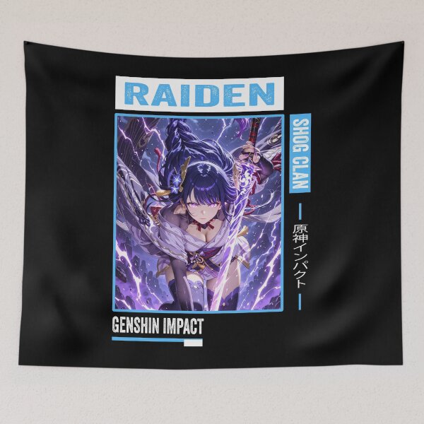Item preview, Raiden - Genshin Impact  designed and sold by Anni-tett.