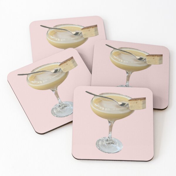 Item preview, Chic Yellow Cocktail Art - Dessert Drink Illustration  designed and sold by lucyjohnsn.