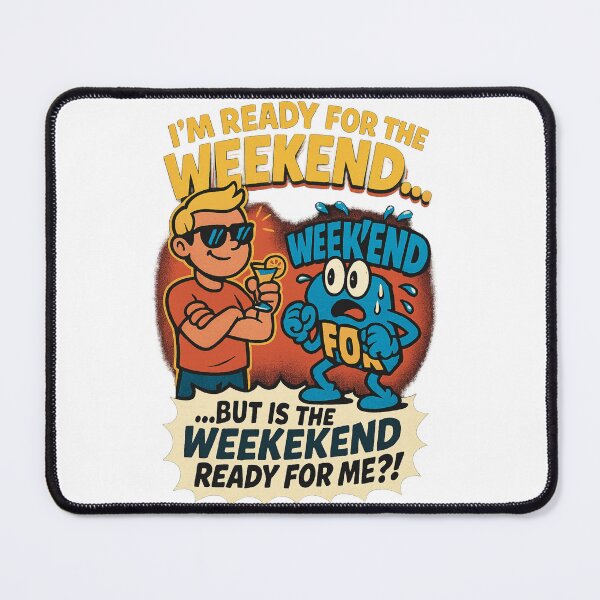 Item preview, Weekend Showdown – Funny Cartoon Faceoff T-Shirt designed and sold by VandalMuse.