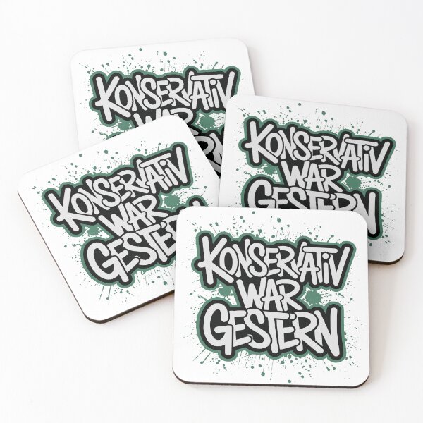 Item preview, CONSERVATIVE WAS YESTERDAY – Political graffiti statement against the shift to the right designed and sold by VariousGoodies.