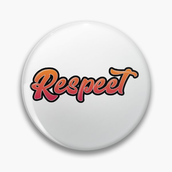 Item preview, RESPECT – Dynamic handlettering style in orange to pink with black outline and cool gradient designed and sold by Sim-PX.