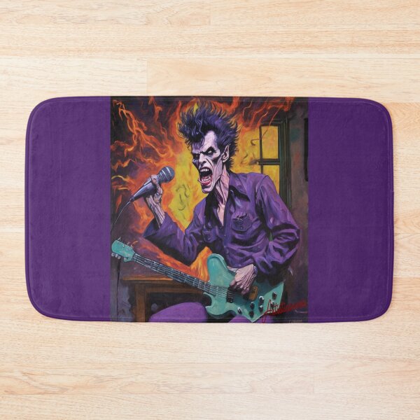 Item preview,  "Gothic Rocker: Ferocious Vampire Figure with Electric Guitar" designed and sold by Artisticanvas.