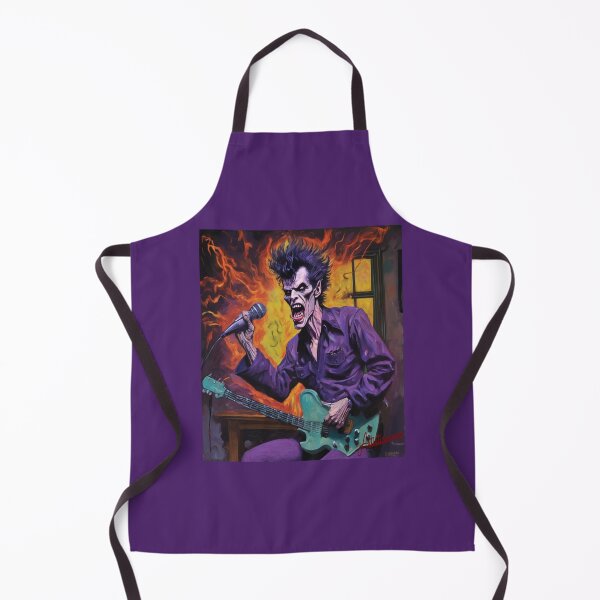 Item preview,  "Gothic Rocker: Ferocious Vampire Figure with Electric Guitar" designed and sold by Artisticanvas.