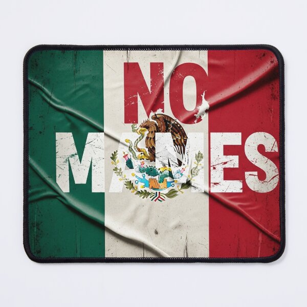 Item preview, Distressed Mexican Flag 'No Mames' Statement Design designed and sold by Amelia Design.