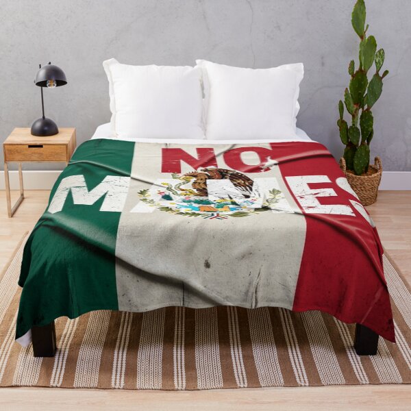 Item preview, Distressed Mexican Flag 'No Mames' Statement Design designed and sold by Amelia Design.