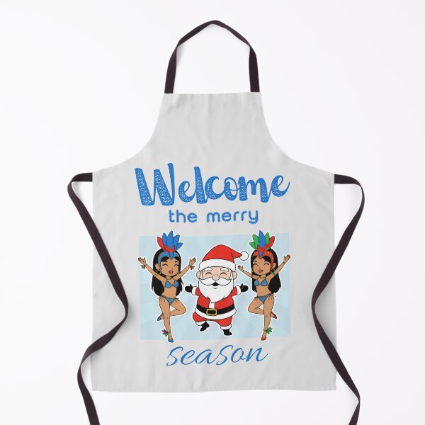 Item preview, Dancing Santa with Samba Dancers in a Festive Carnival Scene designed and sold by SplashTastic.