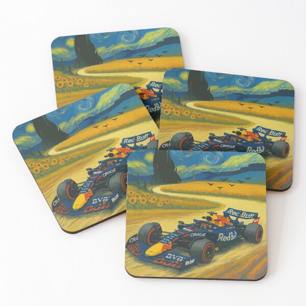 Item preview, Formula 1 in a Starry Night Van Gogh Style designed and sold by -DEEWOLF-.