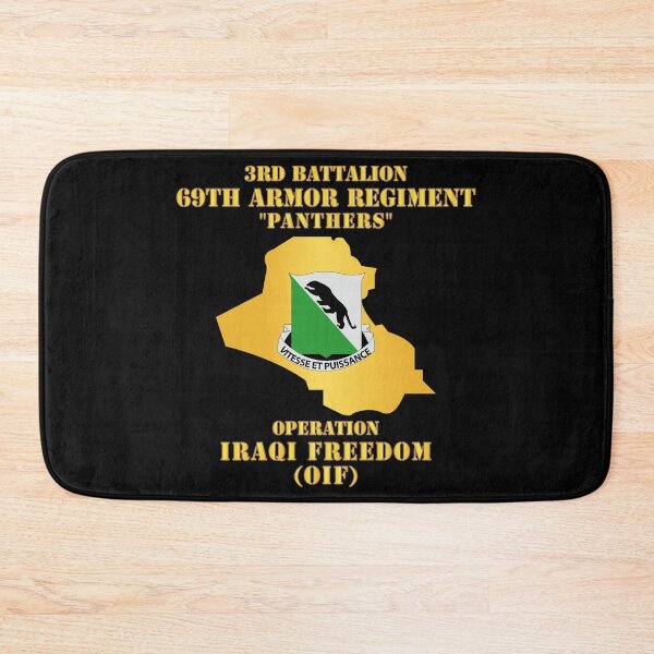 Item preview, Army - 3rd Bn 69th Armor Regt - OIF w Map designed and sold by Military Insignia Products.