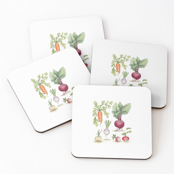 Item preview, Watercolour root vegetables designed and sold by ollygart.