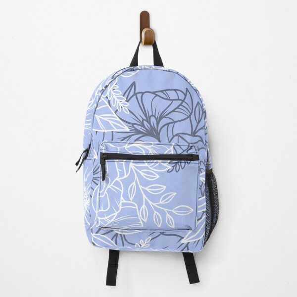 Item preview, Blue Floral Outline designed and sold by karsne.
