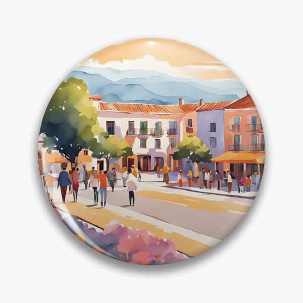 Item preview, La plaza at sunset designed and sold by Ponted.
