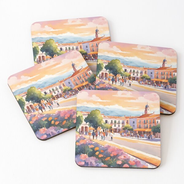 Item preview, La plaza at sunset designed and sold by Ponted.