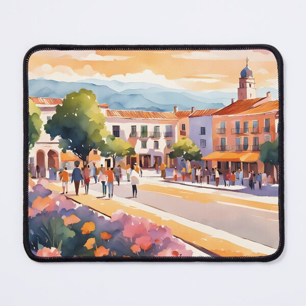 Item preview, La plaza at sunset designed and sold by Ponted.