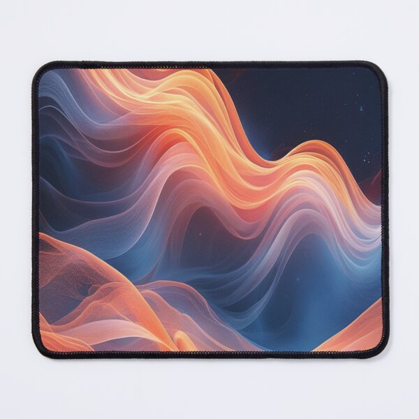 Item preview, Orange and blue wave designed and sold by saly55887.