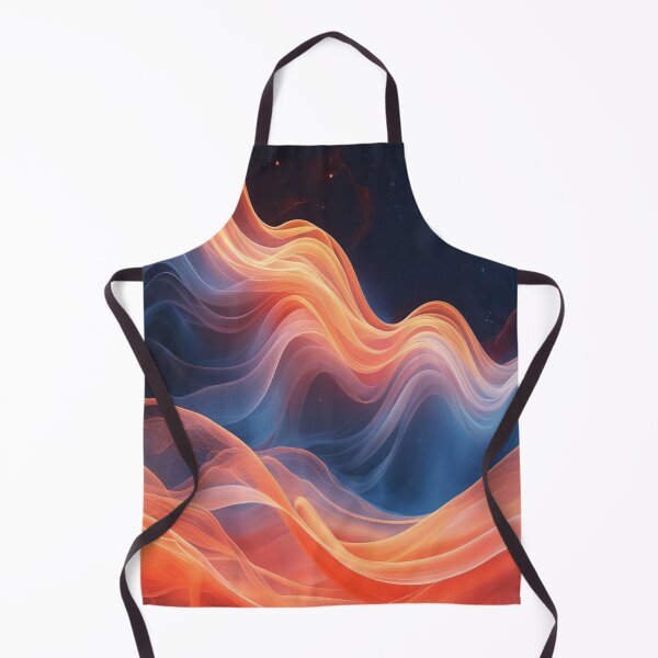 Item preview, Orange and blue wave designed and sold by saly55887.