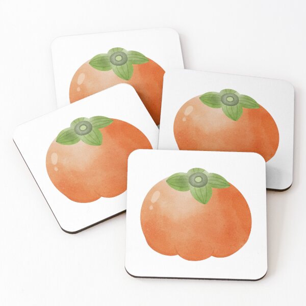 Item preview, Watercolor Persimmon Illustration designed and sold by PuffySine.