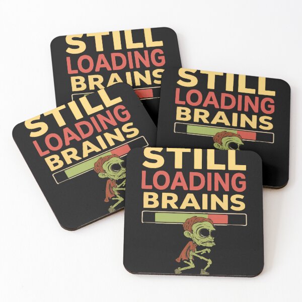 Item preview, funny games movie Funny Zombie Game Loading Brains designed and sold by Uglyandcute.
