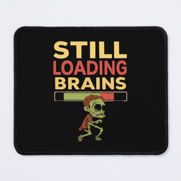 Item preview, funny games movie Funny Zombie Game Loading Brains designed and sold by Uglyandcute.