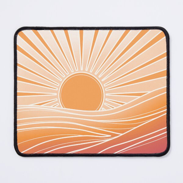 Item preview, Warm Boho Abstract Sunrise designed and sold by karsne.