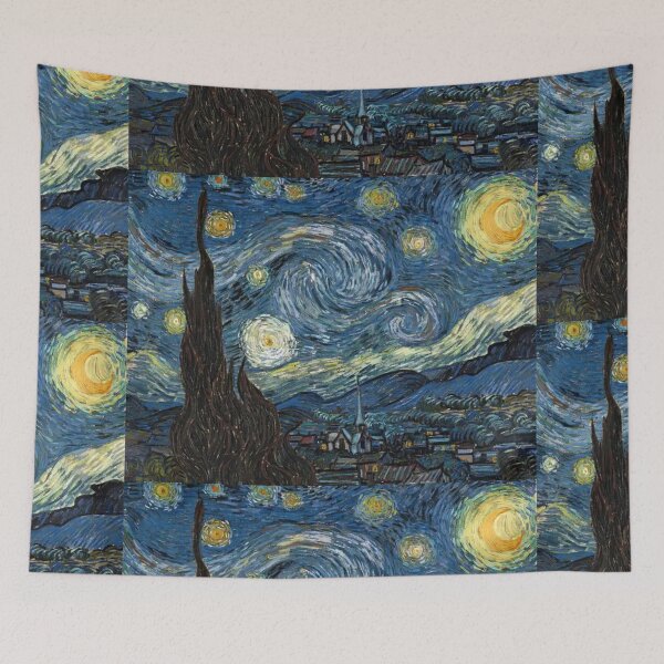 Item preview, The Starry Night Painting by Vincent van Gogh  designed and sold by CristalleLisa.