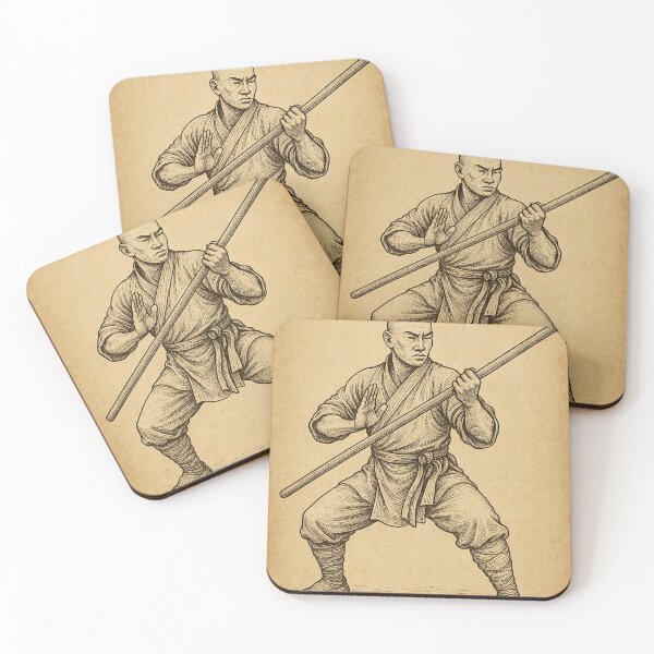 Item preview, Shaolin Monk Martial Arts Illustration designed and sold by photoparadise22.