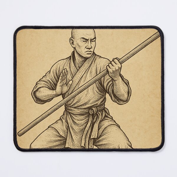 Item preview, Shaolin Monk Martial Arts Illustration designed and sold by photoparadise22.