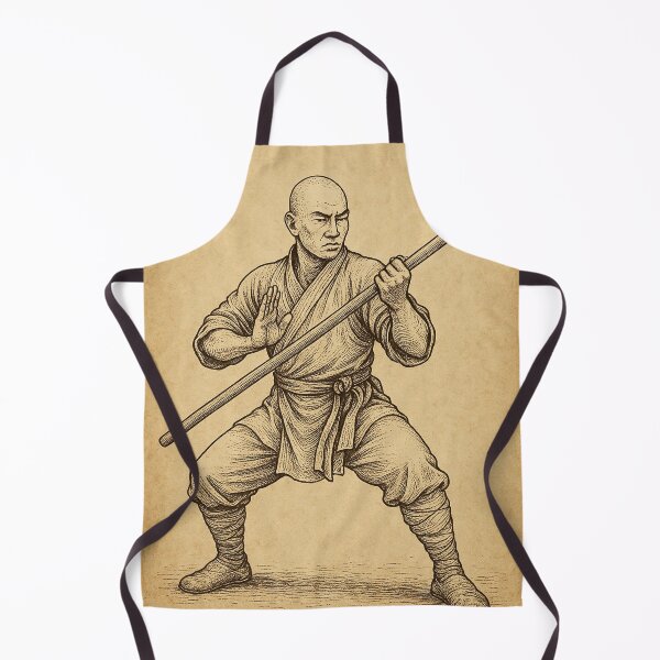 Item preview, Shaolin Monk Martial Arts Illustration designed and sold by photoparadise22.