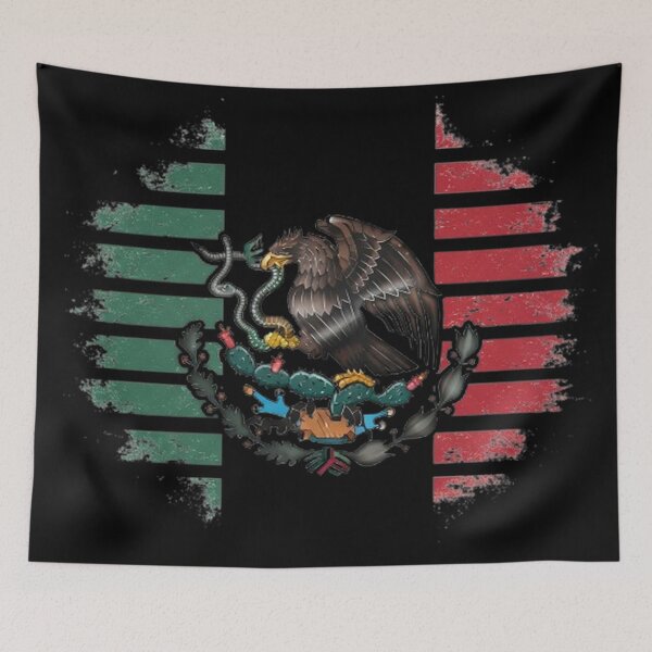Item preview, Minimalist Mexican Eagle Flag Emblem Design designed and sold by Amelia Design.