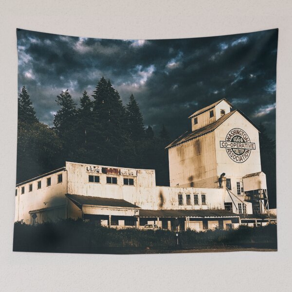 Item preview, Dramatic Sky Over Grain Elevator designed and sold by l-g-smith.