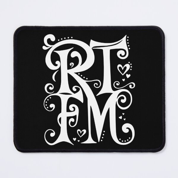 Item preview, RTFM — bold, sarcastic, and just a little sweet. designed and sold by Weirdolight.