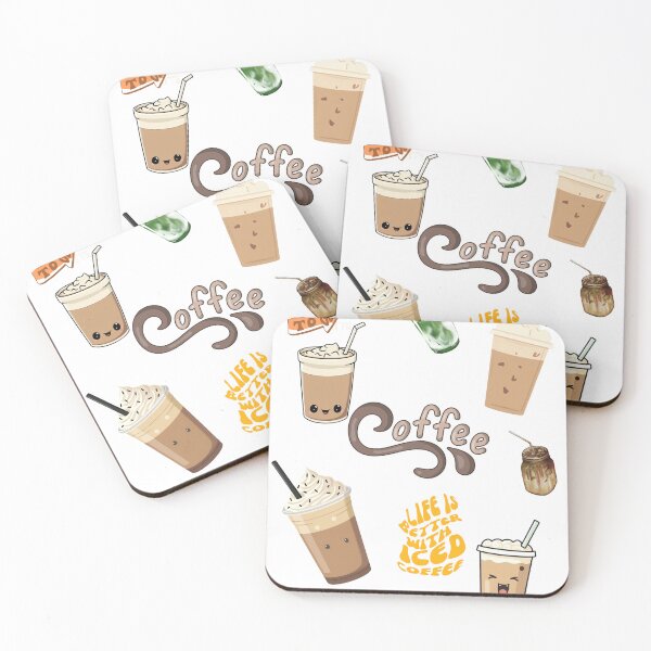 Item preview, Cold Iced Latte Coffee Meme – Minimal Cute Design designed and sold by Bareradesigns.