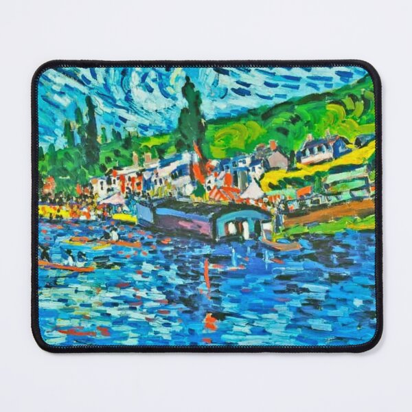 Item preview, Regatta at bougival (1905) by Maurice de Vlaminck; designed and sold by CristalleLisa.